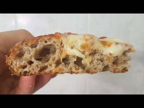 Pizza con solo farina integrale ricetta