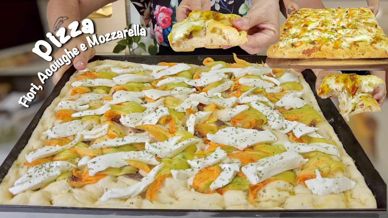 Pizza con i Fiori di Zucca