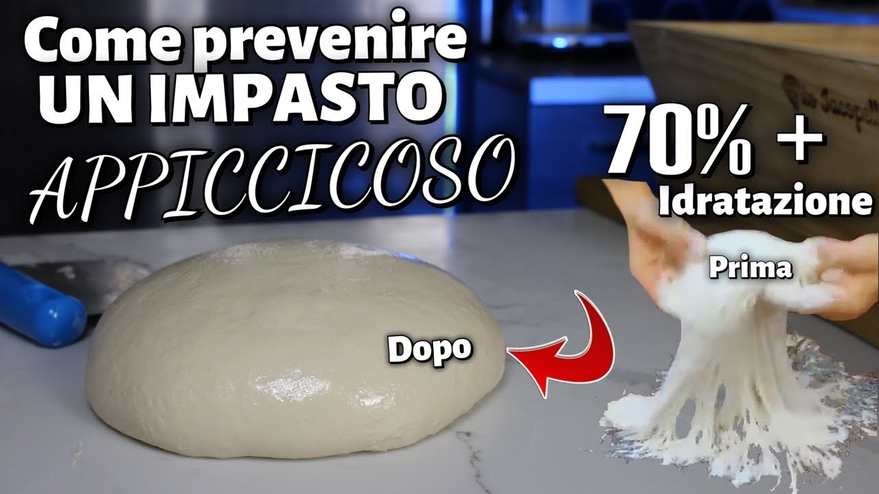 Impasto Pizza Appiccicoso Perché
