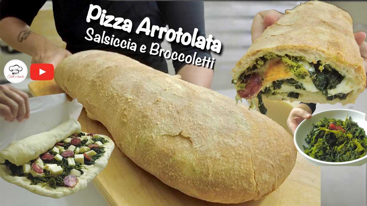Pizza Rustica Broccoli e Salsiccia